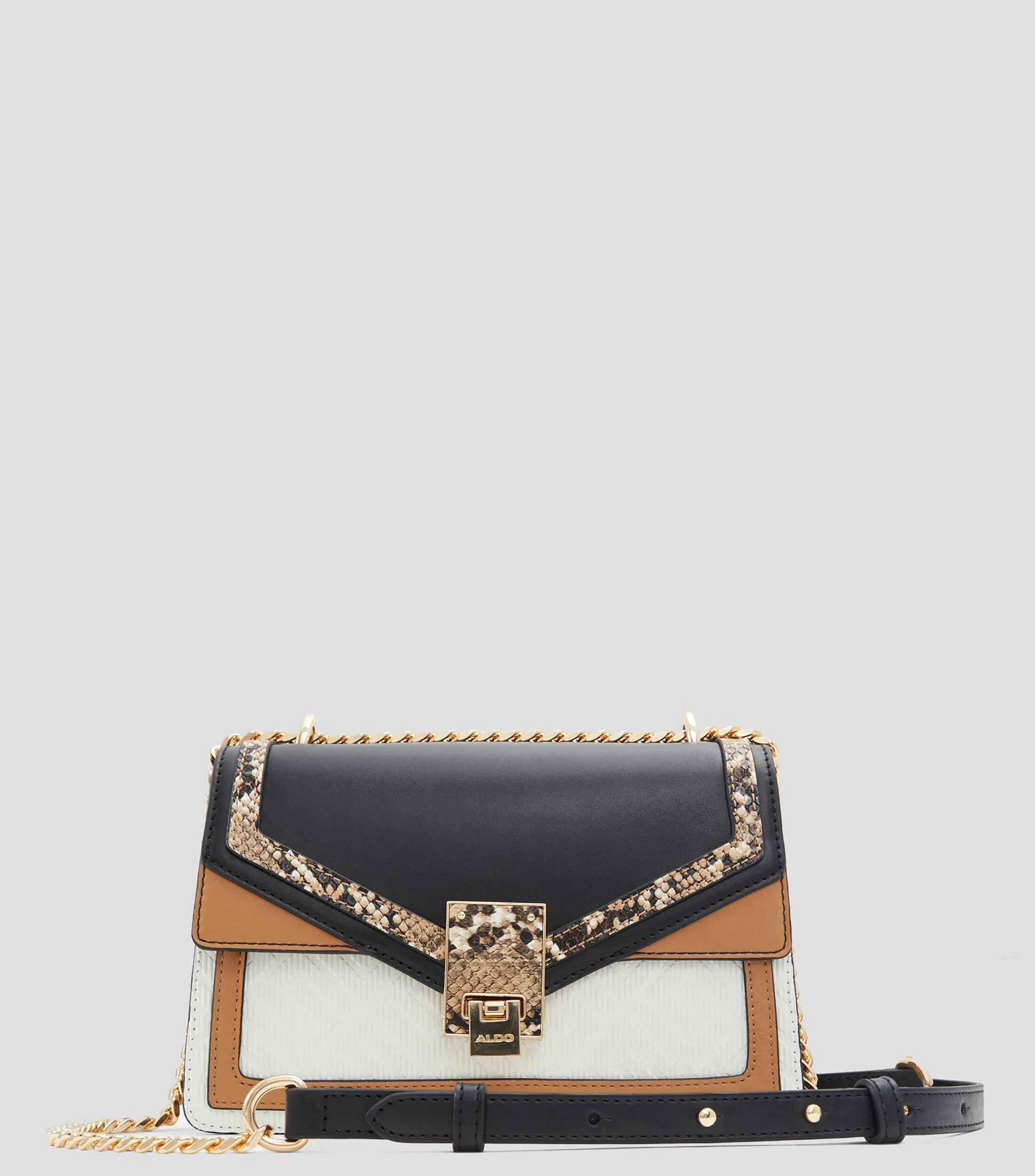 Aldo Bolso crossbody animalprint Mujer