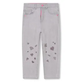 BILLIEBLUSH Pantalón vaquero bordado