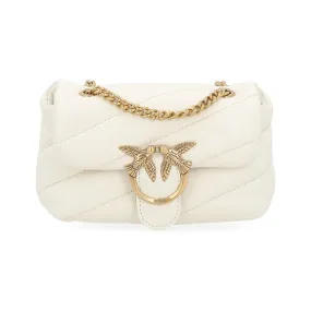 Bolso Mini Love Baby Puff blanco