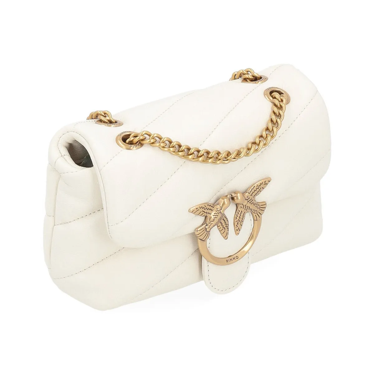 Bolso Mini Love Baby Puff blanco