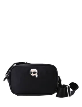 Bolso negro de nailon K/Ikonik