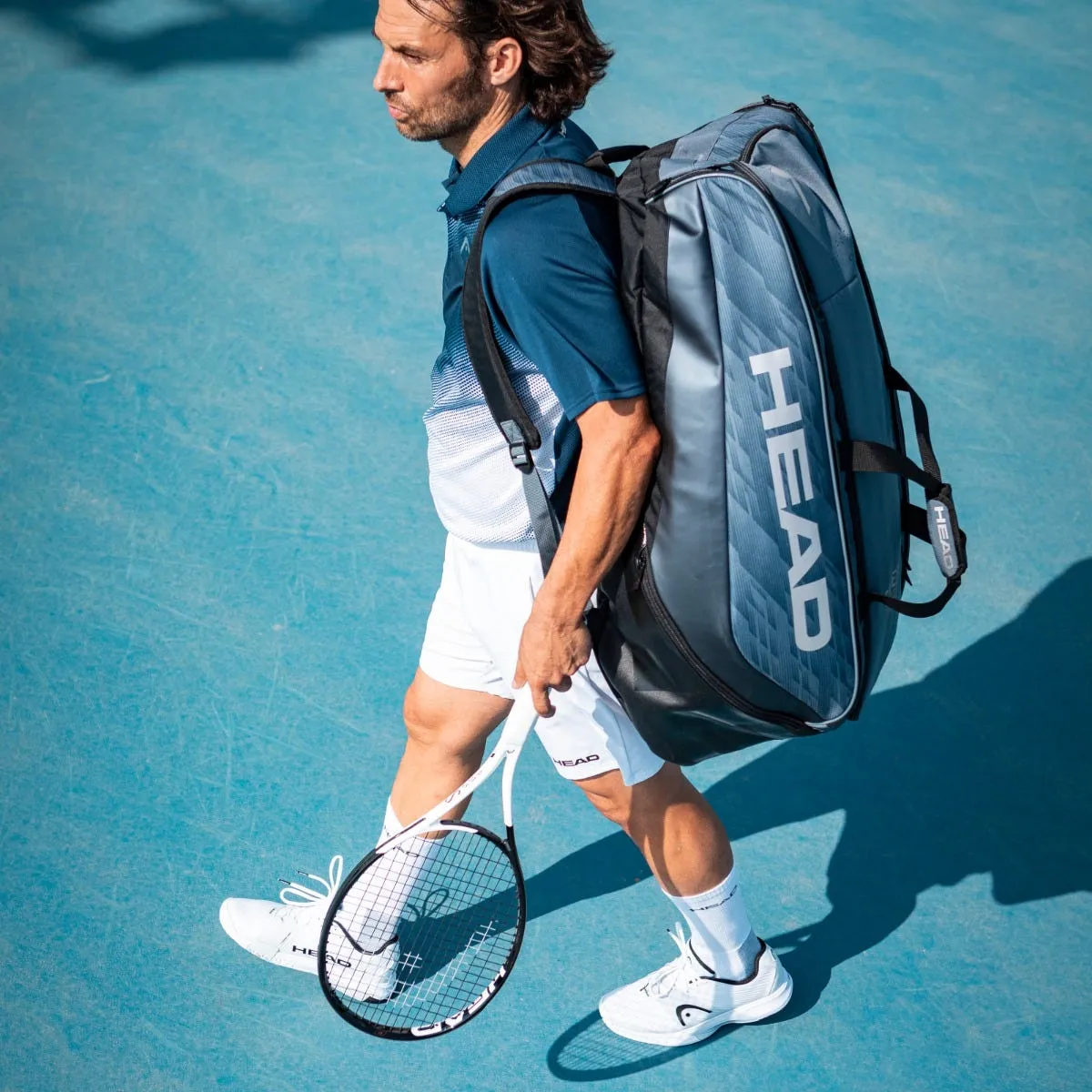 Bolso Tenis Head Djokovic 12R Negro/Azul