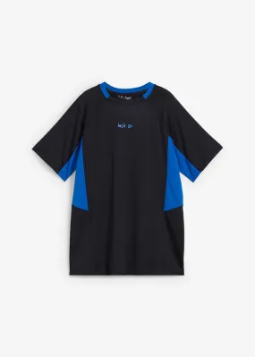 Camiseta Negro/Azur