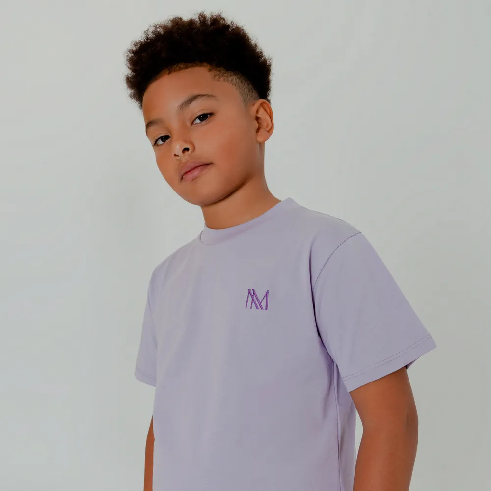 Camiseta Niño/a Morada Algodón Orgánico