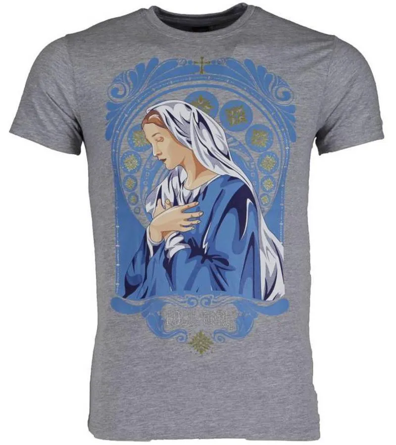 Camisetas - Holy Mary - Gris