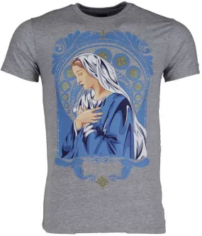 Camisetas - Holy Mary - Gris