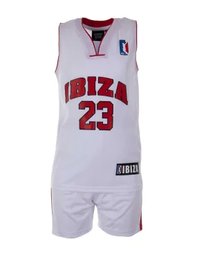 Conjunto de baloncesto blanco DAPL5944 Niño/a