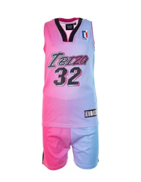 Conjunto de baloncesto rosa y lila DAPL5942 Niño/a