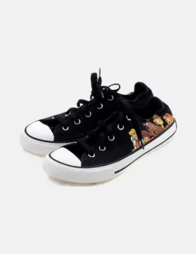 Converse Deportiva negra estampada