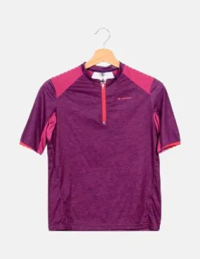 Decathlon Camiseta morada deportiva