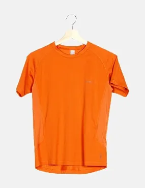 Decathlon Camiseta naranja deportiva