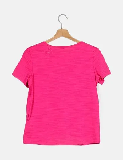 Decathlon Camiseta rosa deportiva