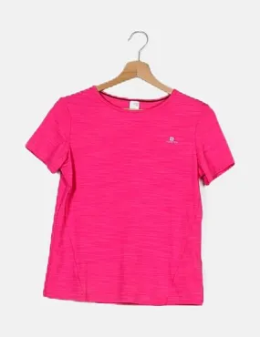 Decathlon Camiseta rosa deportiva