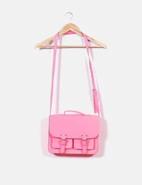 H&M Bolso satchels rosa flúor