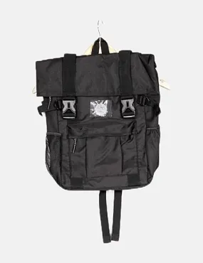 Jack & Jones Mochila negra logo