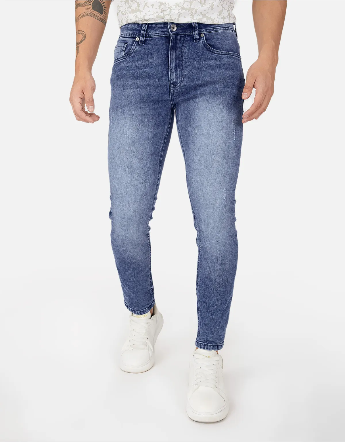 Jean skinny azul