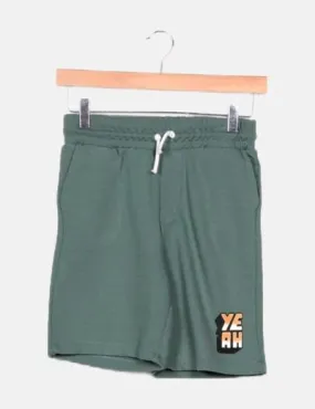 Lefties Short verde basico