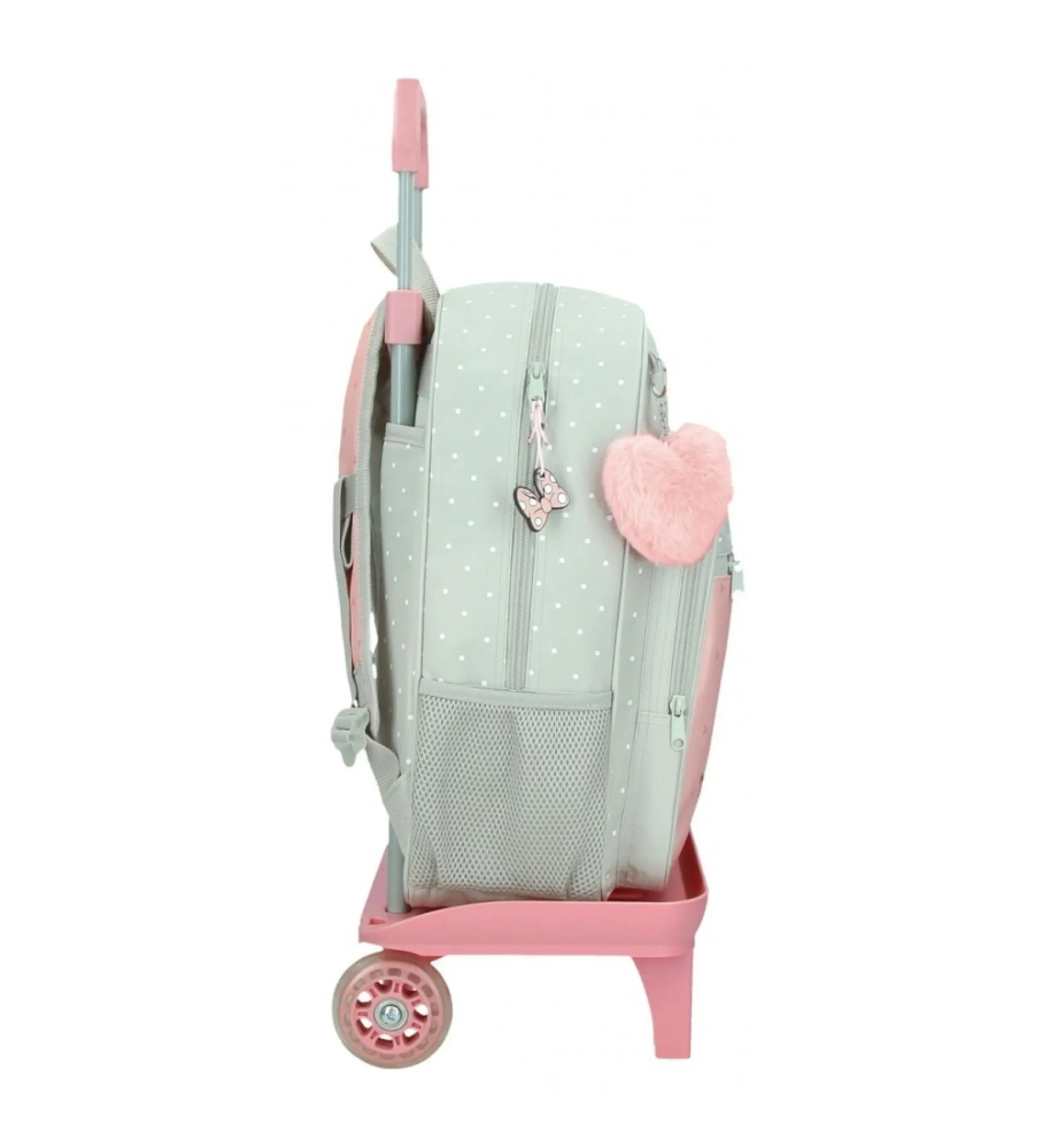 Mochila Minnie Wild nature con carro verde