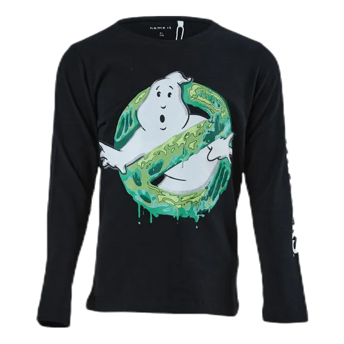 Name It Ghostbusters Villi Ls Top Black