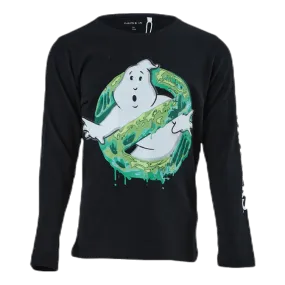 Name It Ghostbusters Villi Ls Top Black