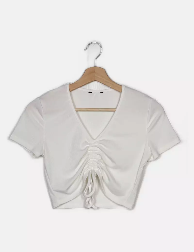 NoName Crop top Canalé