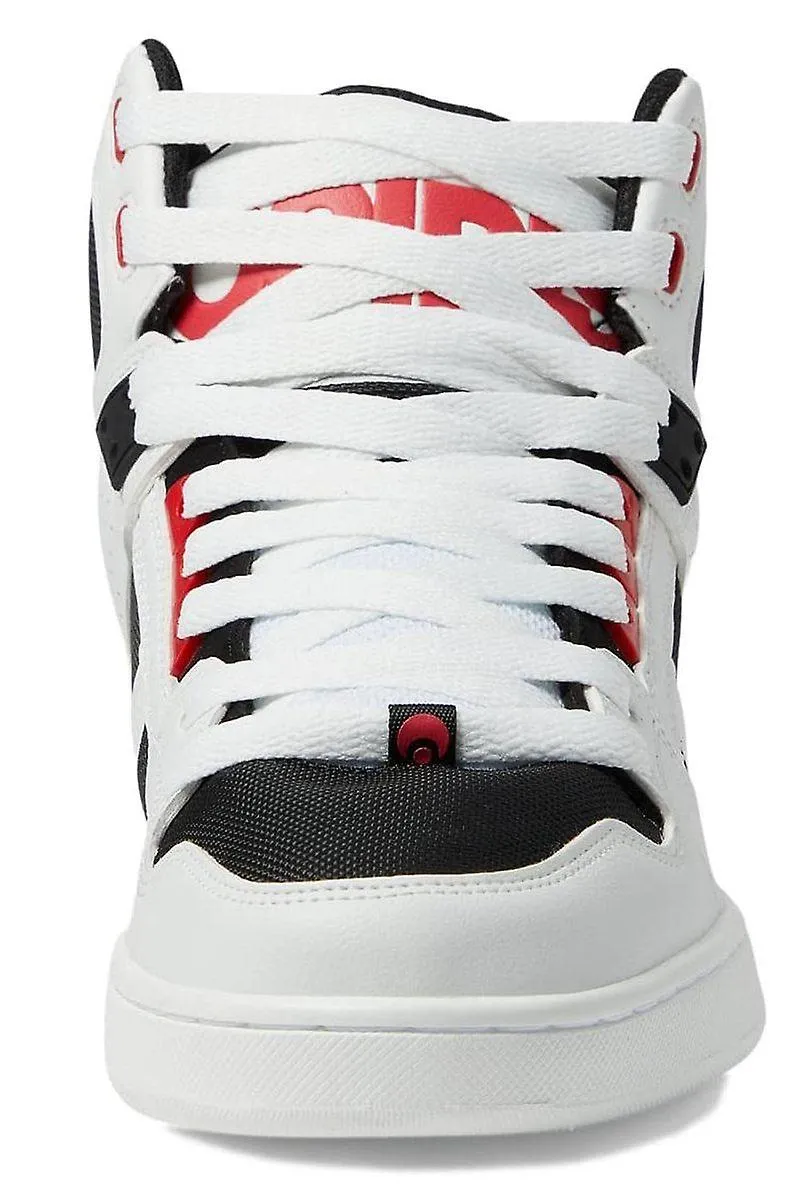 Osiris NYC 83 CLK Blanco Rojo Negro Hombre Hi Top Skate Trainers-9