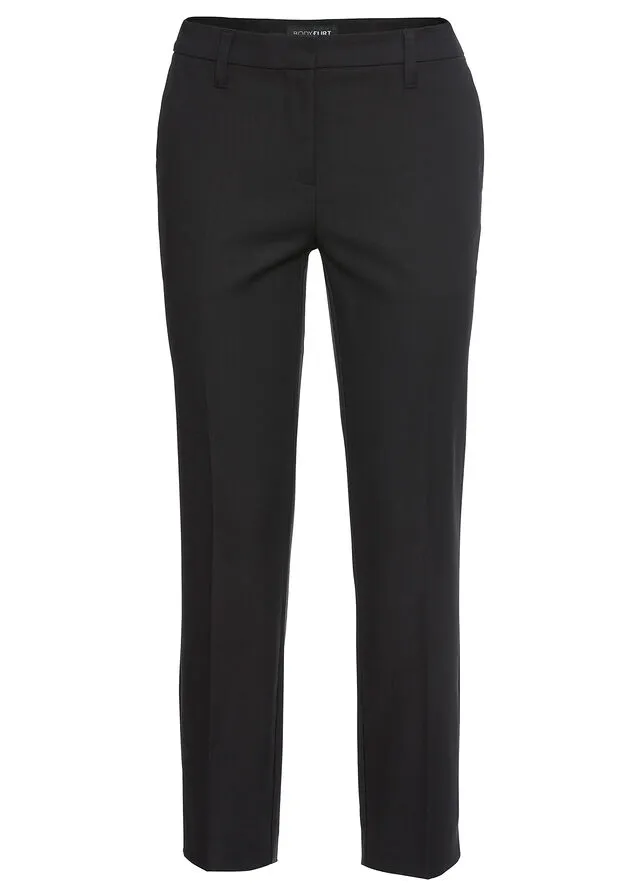 Pantalón ejecutivo tipo capri Negro