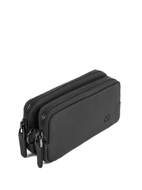 PIQUADRO BLACK SQUARE Bolso mini de piel