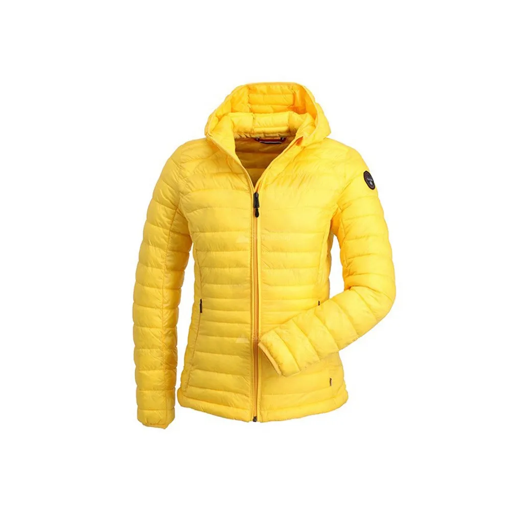 Plumón Napapijri N0YI5E Aerons Wom Hood Color Amarillo