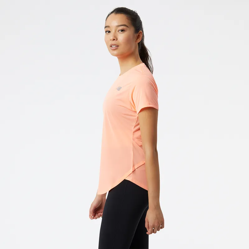 Polera Running Mujer New Balance Accelerate Damasco