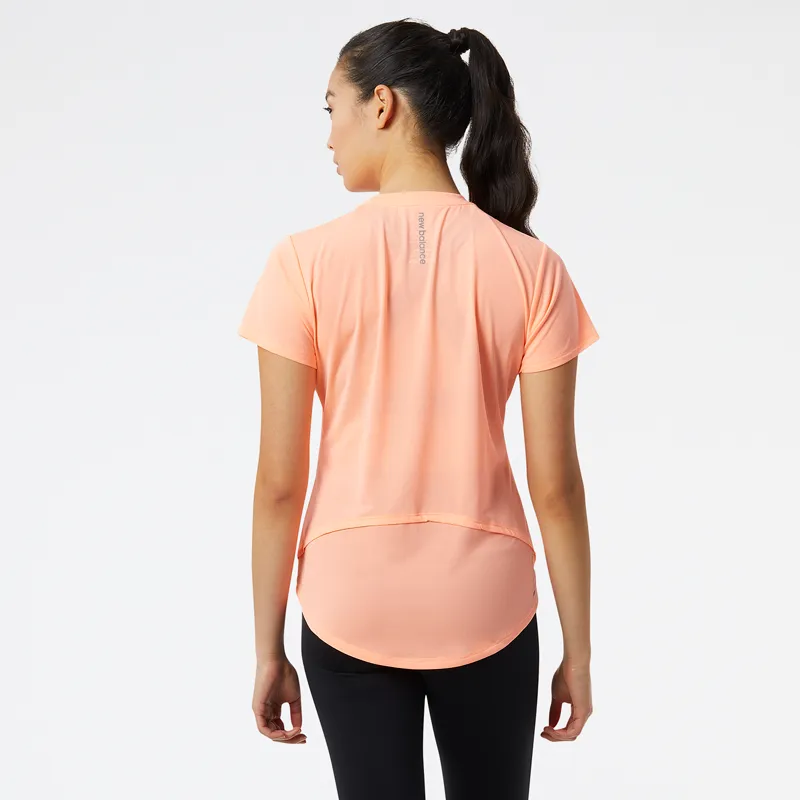 Polera Running Mujer New Balance Accelerate Damasco