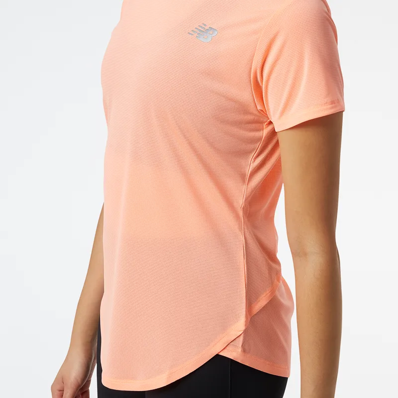 Polera Running Mujer New Balance Accelerate Damasco