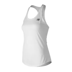 Polera Running Mujer New Balance Accelerate Tank V2 Blanco