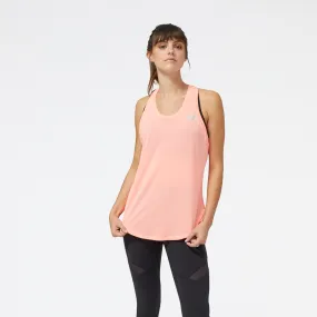 Polera Sin Mangas Running Mujer New Balance Accelerate Tank Damasco