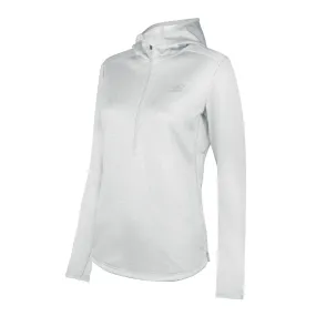 Polerón Running Mujer New Balance Half Zip Blanco