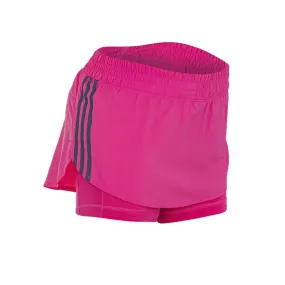 Pollera Con Calza Adidas Running It 3 Tiras Mujer Rosa