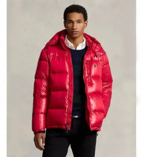 POLO RALPH LAUREN CHAQUETA PLUMÓN HIDRÓFUGA ROJO