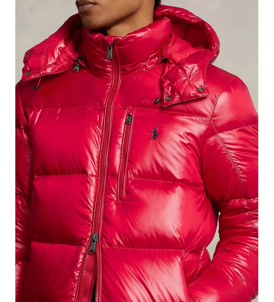 POLO RALPH LAUREN CHAQUETA PLUMÓN HIDRÓFUGA ROJO