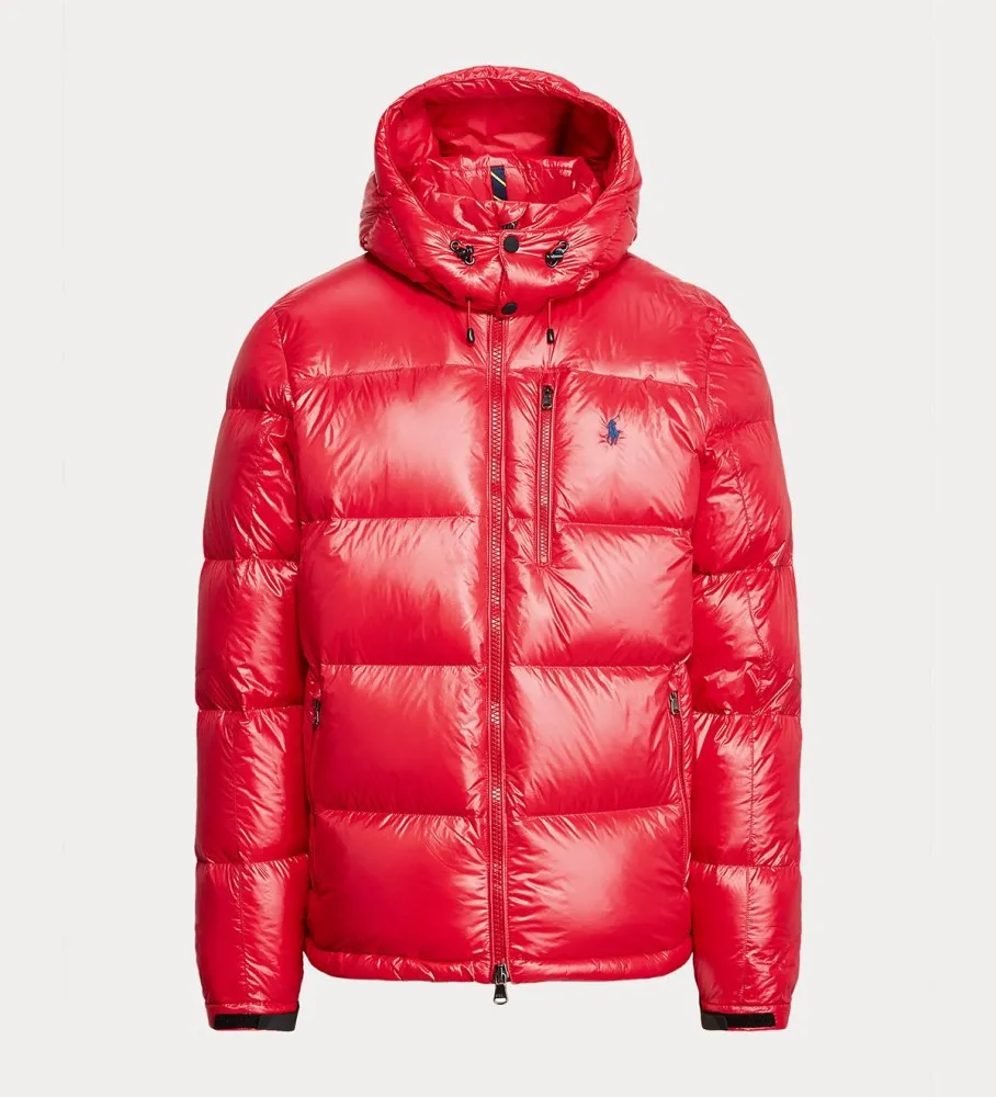 POLO RALPH LAUREN CHAQUETA PLUMÓN HIDRÓFUGA ROJO