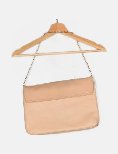 Primark Bolso combinado nude con cadena