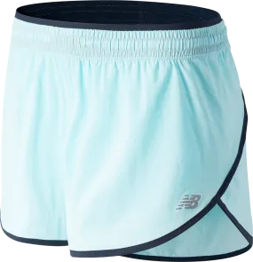 Short Running Mujer New Balance Accelerate 2.5" Azul