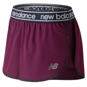 Short Running Mujer New Balance Accelerate 2.5" Burdeo