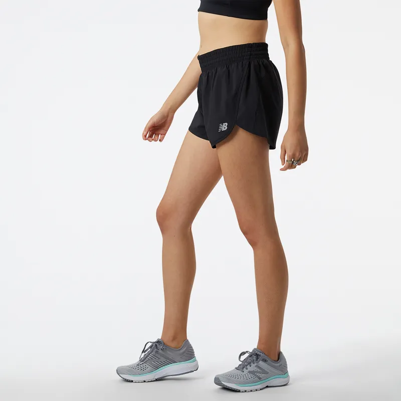 Short Running Mujer New Balance Accelerate de 2,5" Negro