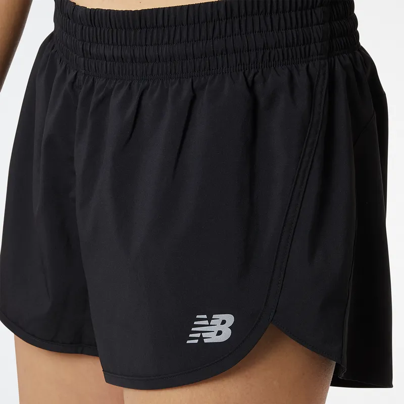 Short Running Mujer New Balance Accelerate de 2,5" Negro