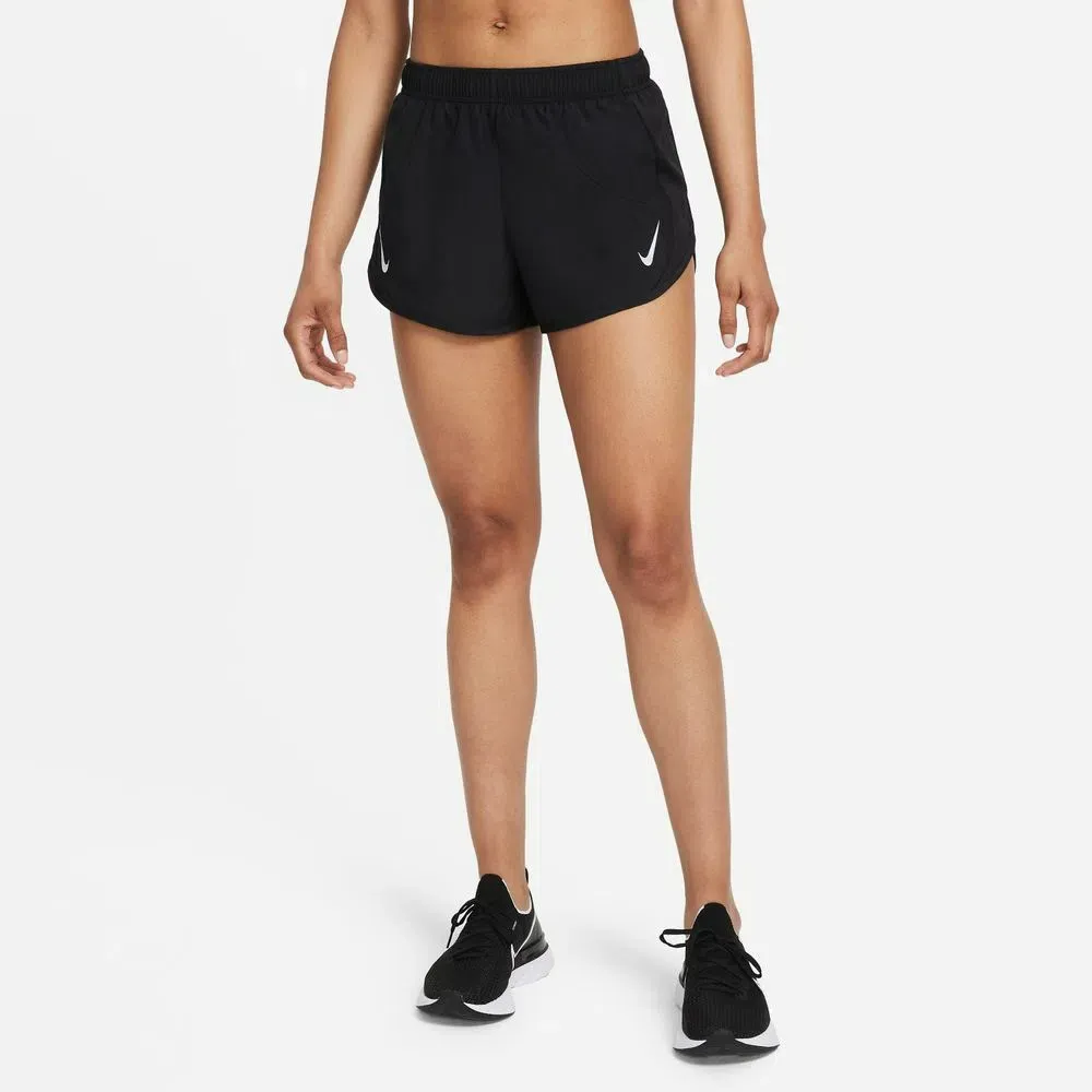 Short Running Mujer Nike Dri-FIT Tempo Race Negro