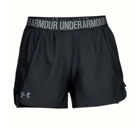 Short Running Mujer Under Armour Play Up 2 en 1 Negro