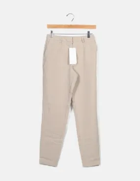 VILA Pantalón chino beige