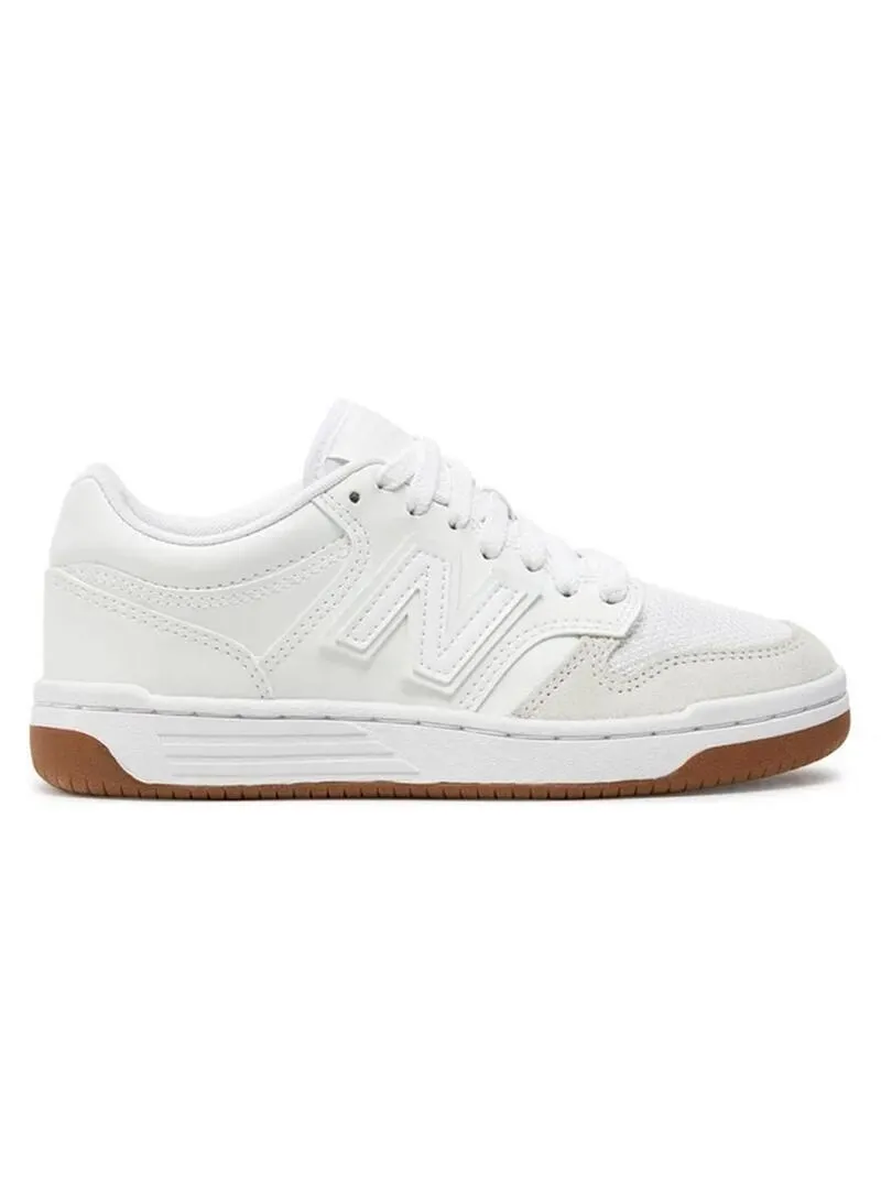 Zapatilla Niño/a New Balance 480 Blanca caramelo