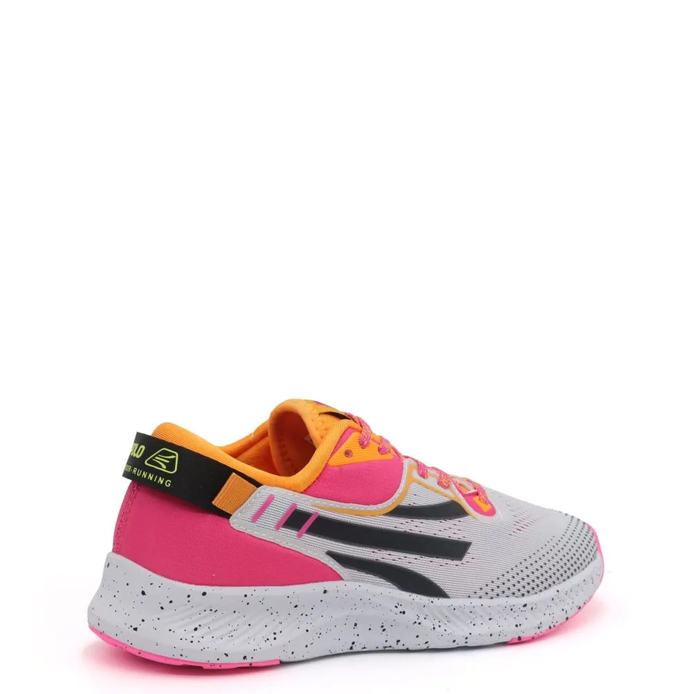 Zapatillas Mujer Running Apolo  AD21-64 Negro Fucsia