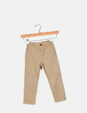 Zara Pantalón chino beige